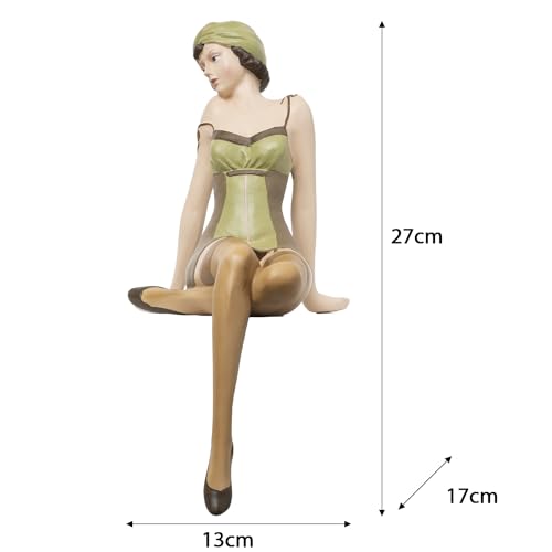 Moritz - Figurine vintage Pin-up Girl polyrésine 28 cm - Style Nostalgique des Années 50 & 60 - Collectionneurs