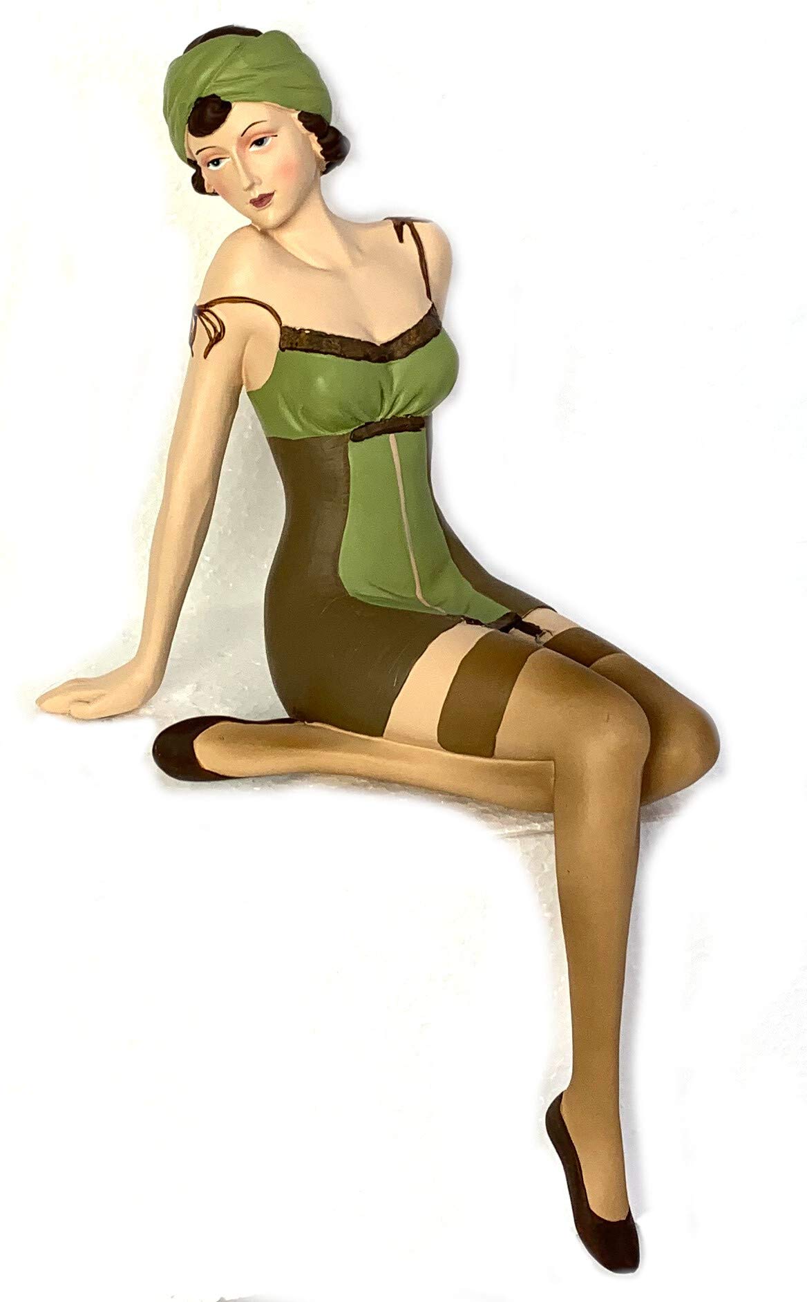 Moritz - Figurine vintage Pin-up Girl polyrésine 28 cm - Style Nostalgique des Années 50 & 60 - Collectionneurs