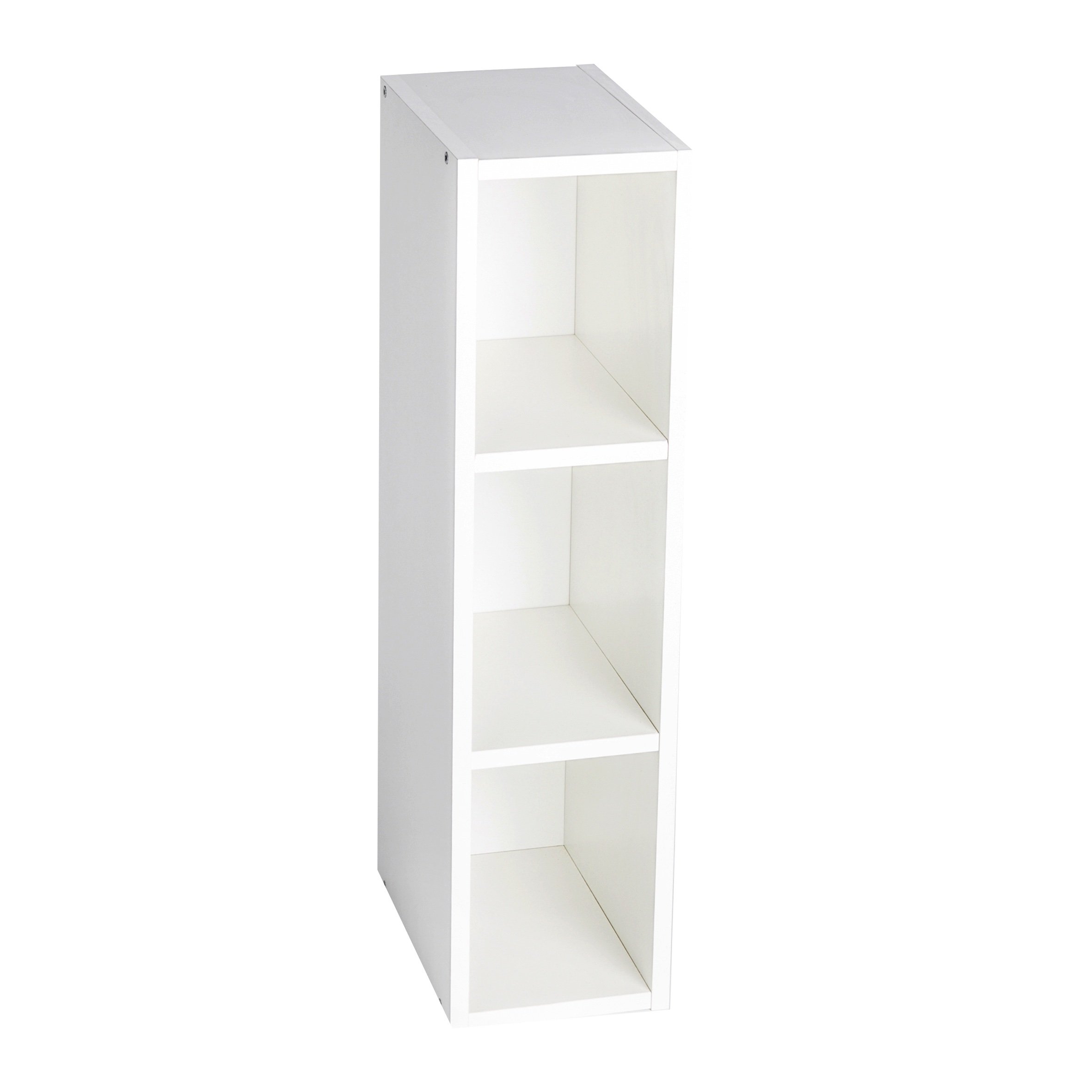 Étagère Compatible avec IKEA Malm | Table à Langer en Bois Blanc pour Chambre d'Enfant | Étagère de Commode 19x30x75cm